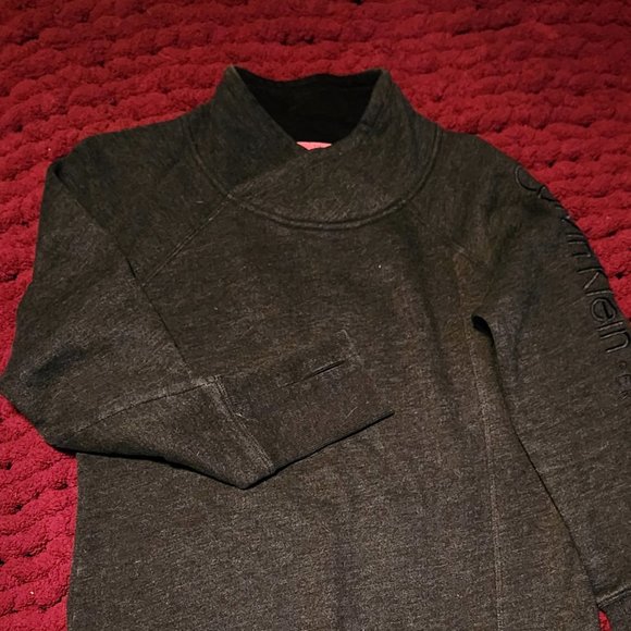 Calvin Klein Performance Charcoal Grey Sweatshirt - Picture 1 of 6
